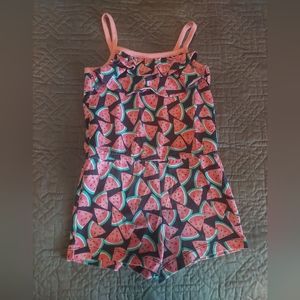 Girls watermelon romper